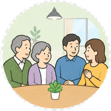 親と同居